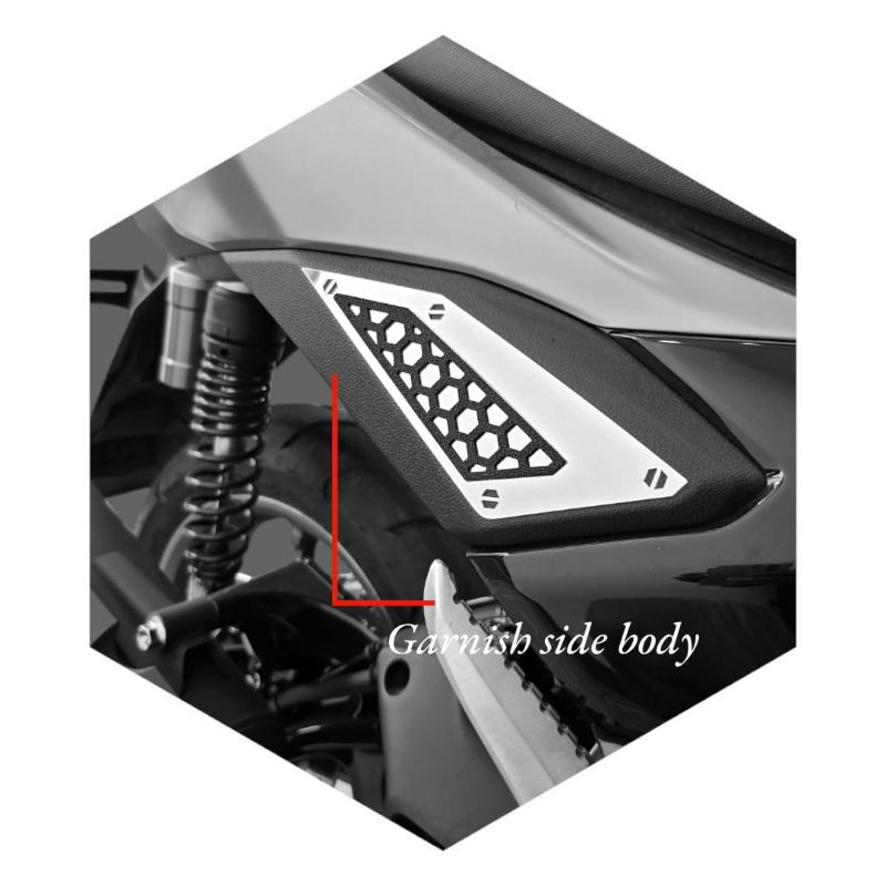 Motopad27 Garnish 3D Body samping Yamaha new Nmax Turbo Nmax Neo 2024 Cover side body Nmax Turbo aks