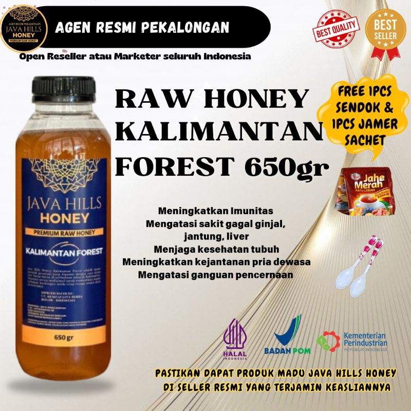 

JAVA HILLS HONEY MADU KALIMANTAN FOREST MURNI ASLI PREMIUM RAW HONEY SPESIALIS PROMIL BATU GINJAL SYARAF HEPATITIS 650GR