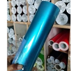 skotlet sticker motor biru relaxsa metalic