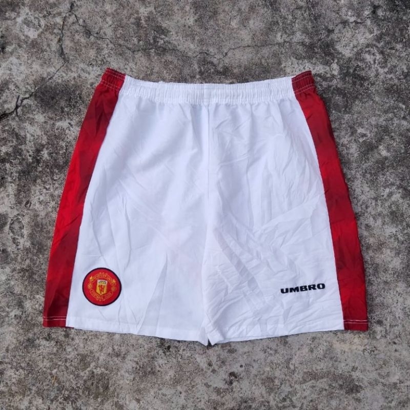 MU 1996 1998 HOME SHORTS UMBRO VINTAGE 90s