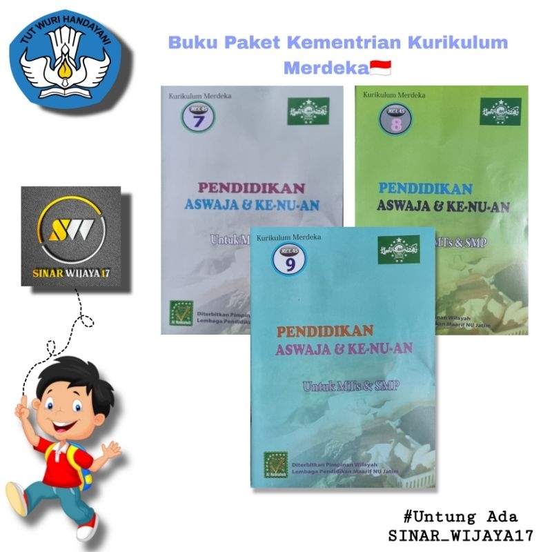Buku Paket Aswaja Dan Ke NU An Kelas 7.8.9 Mts/Smp Kurikulum Merdeka