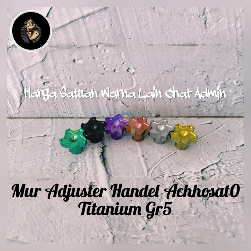 Knob Mur Adjuster Handel Achosathuo Titanium Gr5