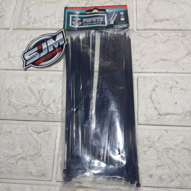 

kabel tali tie tis 3.0 x 200 (20 cm) isi 100 pcs