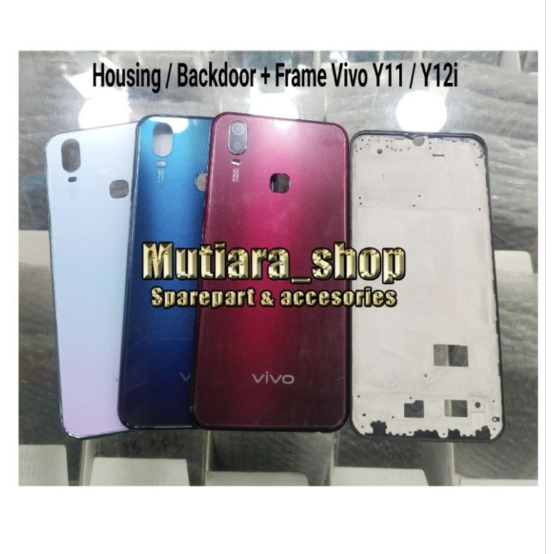 Casing / Backdoor + Frame Vivo Y11 / Y12i | Housing  Vivo Y11 / Y12i