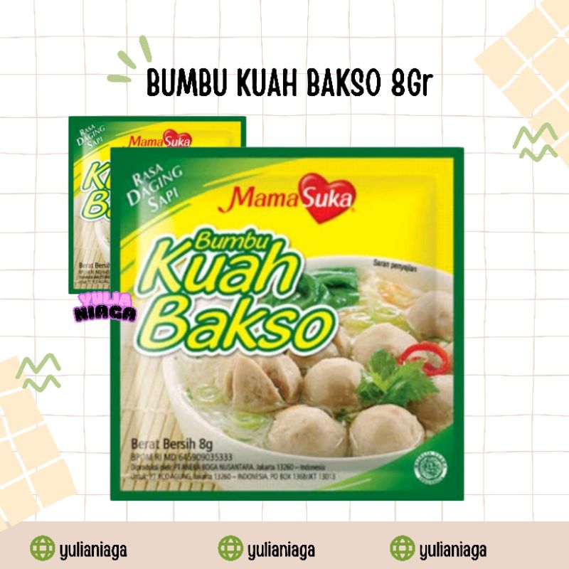 

BUMBU KUAH BAKSO MAMA SUKA SACHET 8GR