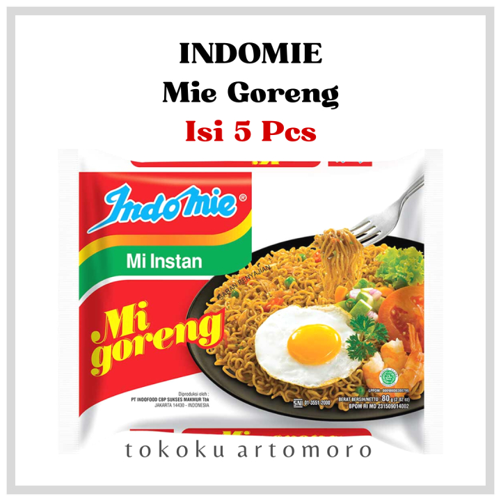 

Mie instan Indomie goreng paket 5 pcs