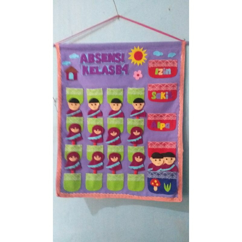 

Papan Absen Flanel