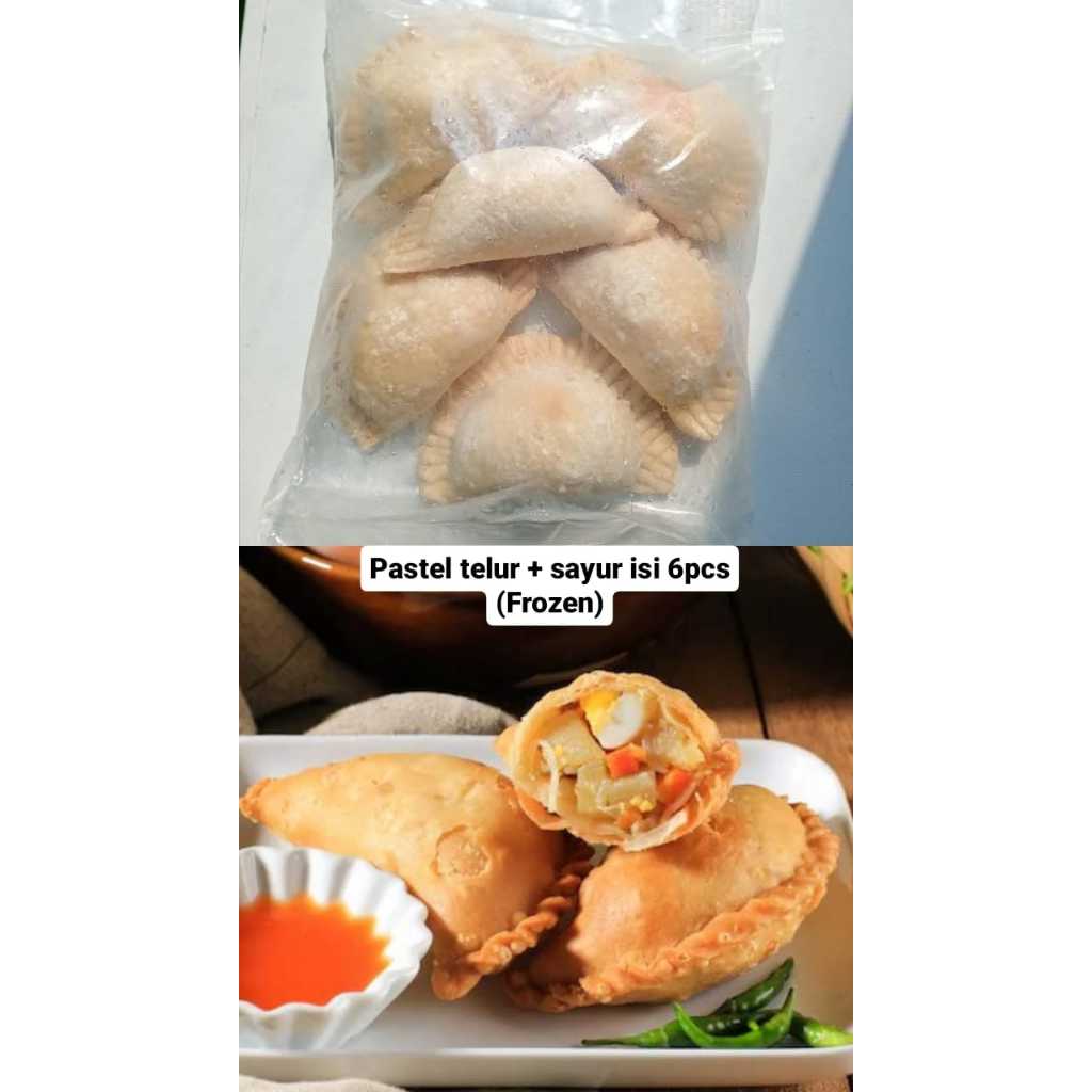 

[Enak] Pastel telur kentang wortel isi 6pcs home made