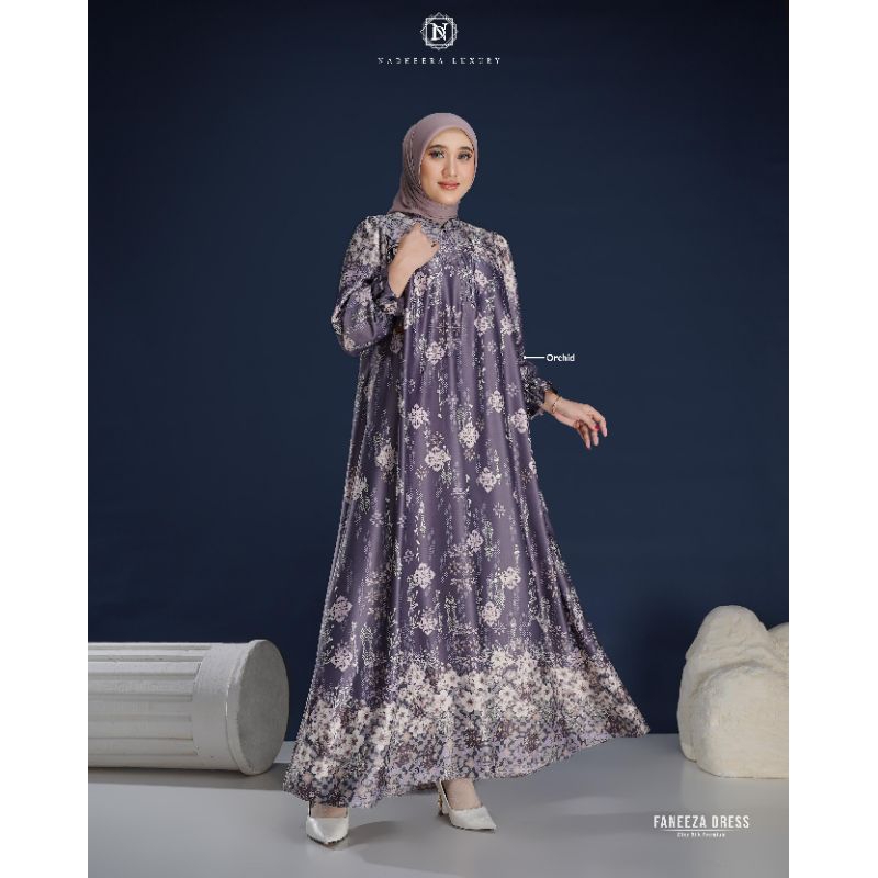 GAMIS NADHEERA BAHAN DIOR SILK PREMIUM