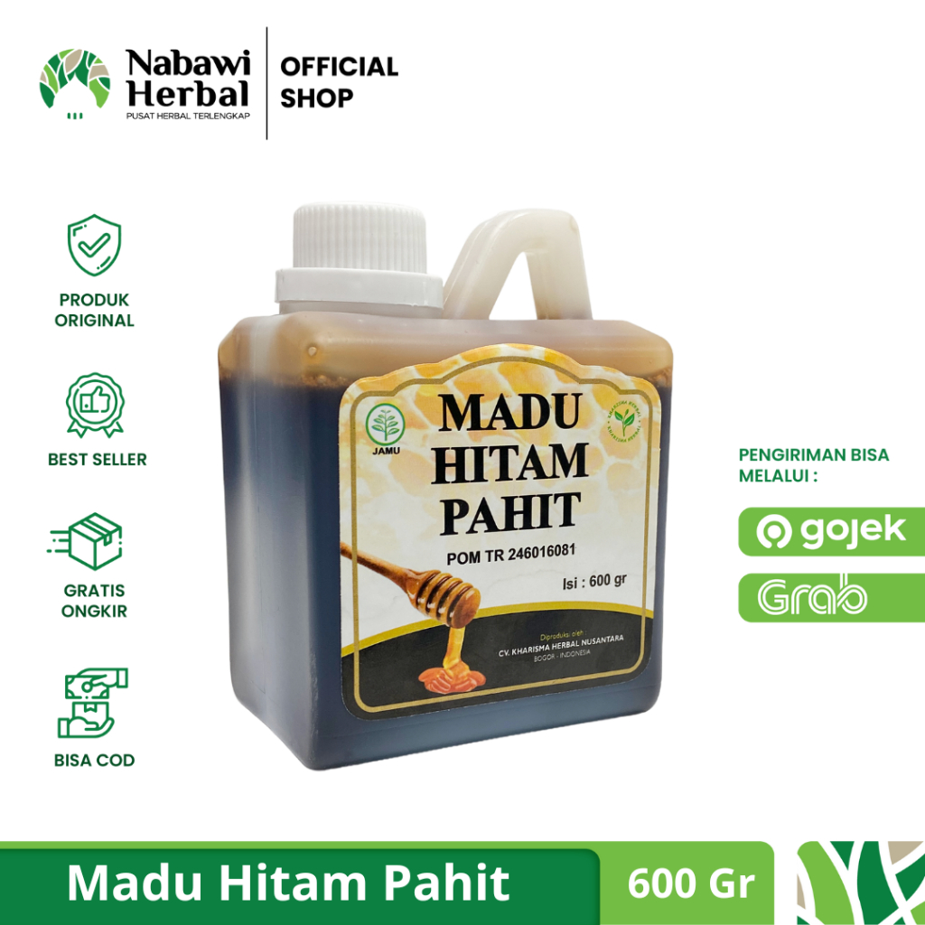 

MHP Madu Hitam Pahit Premium Kharisma 600gr- Madu Organik - Madu Kesehatan