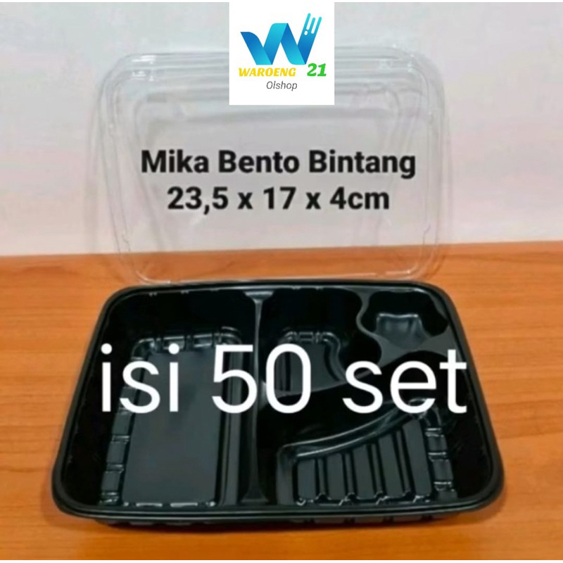 MIKA HOKBEN HITAM isi 50 set