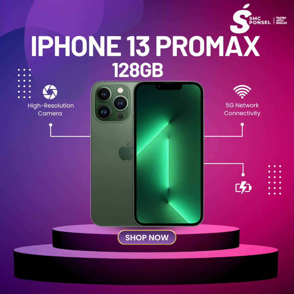 IPHONE 13PROMAX 128GB SECCOND INTER IPHONE MURAH IPHONE BERKUALITAS ORIGINAL 100%