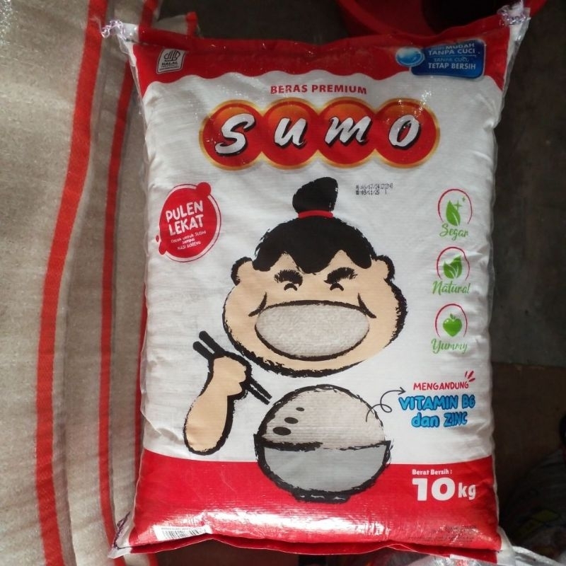 

Beras Sumo Merah 10 kg KEMASAN BARU