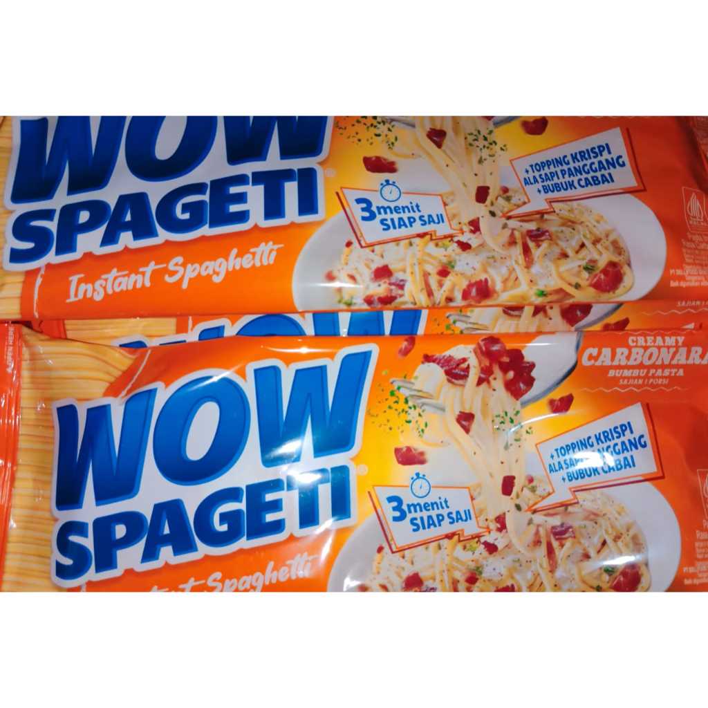 

Paket 1 Dus Spageti Instan Wow Spageti 3 Varian
