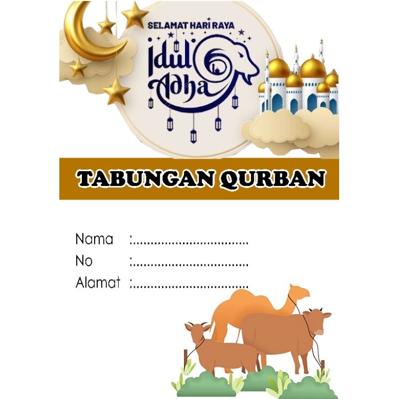 

BUKU TABUNGAN QURBAN/TABUNGAN HARI RAYA QURBAN