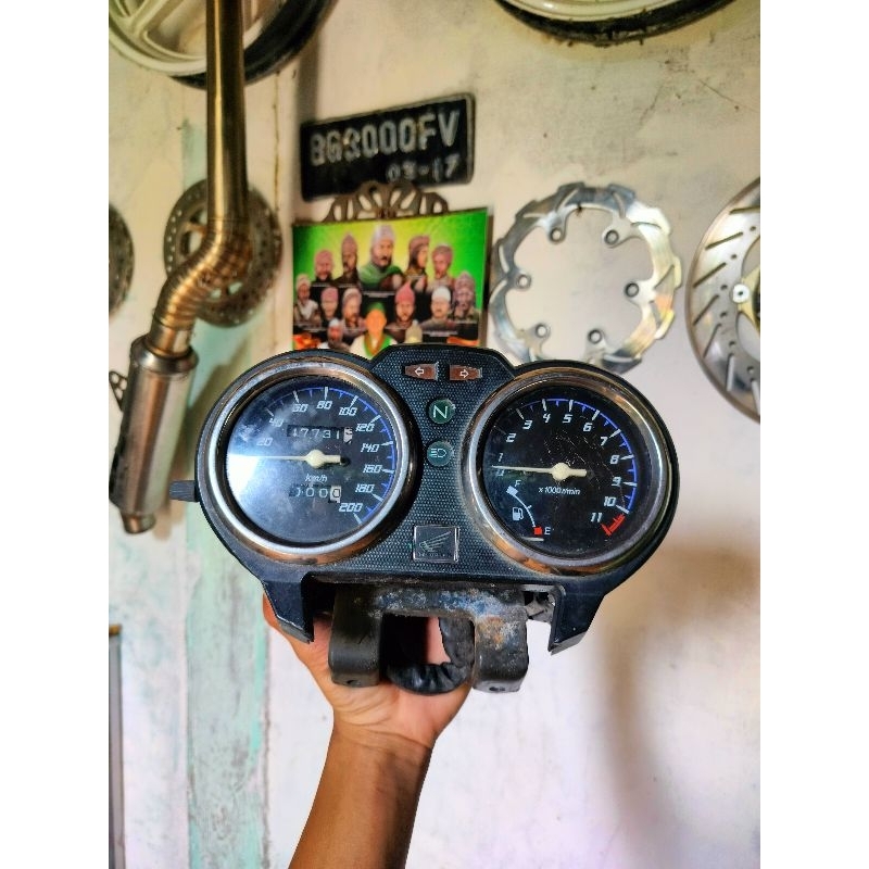 Spido spidometer Tiger revo ORI Copotan Tiger Revo set breket Ori