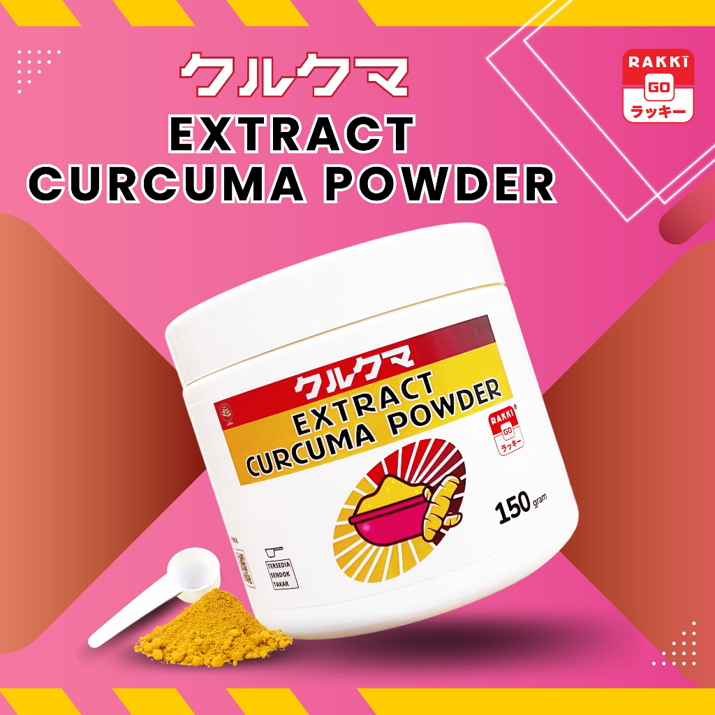 

RAKKIGO Extract Curcuma Powder Bubuk Temulawak 150g Membantu Menjaga Kesehatan