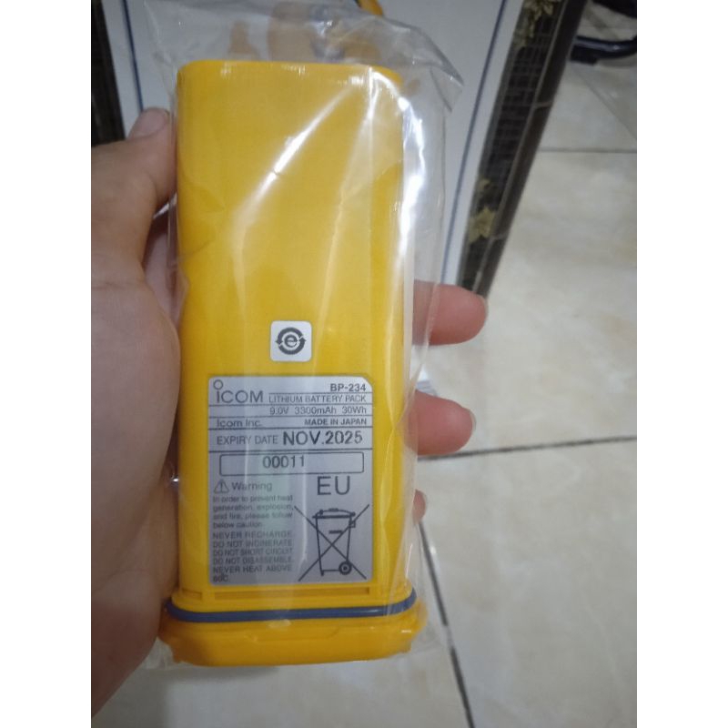 Battery Icom BP234 - Baterai Icom BP 234 untuk ht Icom gm1600