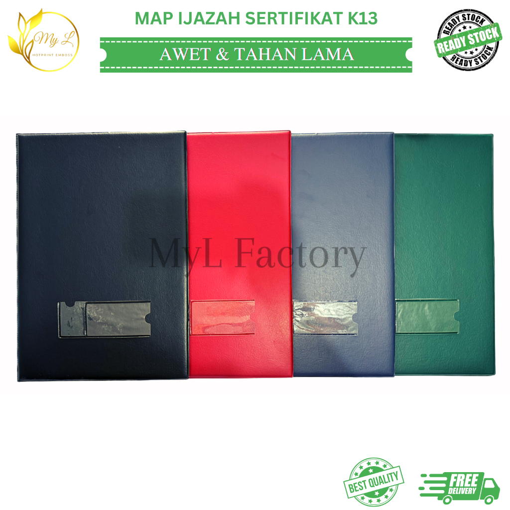 

My.L Map K13 Ijazah F4 | Map Sertifikat | Sampul Rapor | Map Kurikulum Merdeka Polos Ukuran Folio