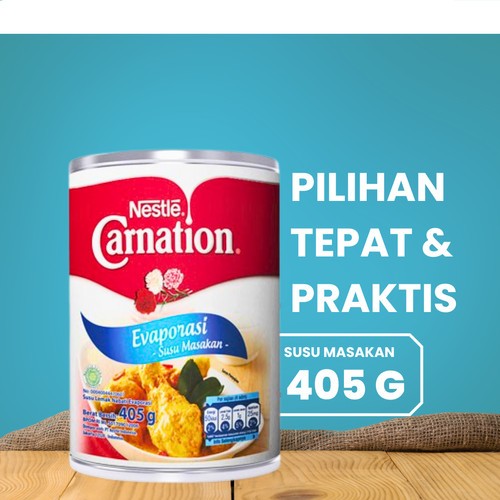 

Carnation Evaporate Milk 405 gr Susu Evaporasi Nestle