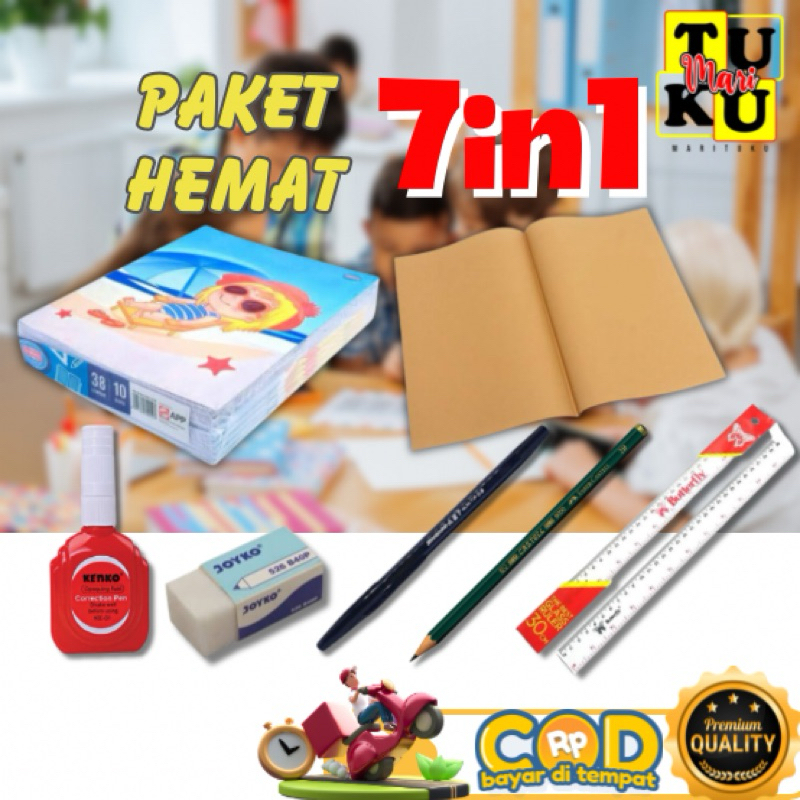 

paket hemat 7in1 buku tulis sidu 38 lembar cuma 55rb