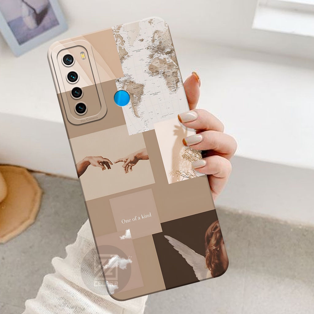 Case XIAOMI REDMI NOTE 8 Zelora Fahion Case Aesthetic Softcase XIAOMI REDMI NOTE 8 Pro Camera Casing