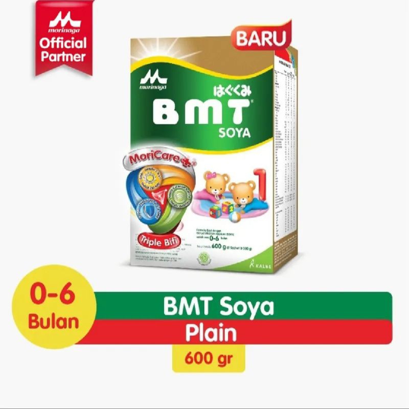 MORINAGA BMT SOYA 600g / SUSU FORMULA BAYI ALERGI USIA 0-6 BULAN