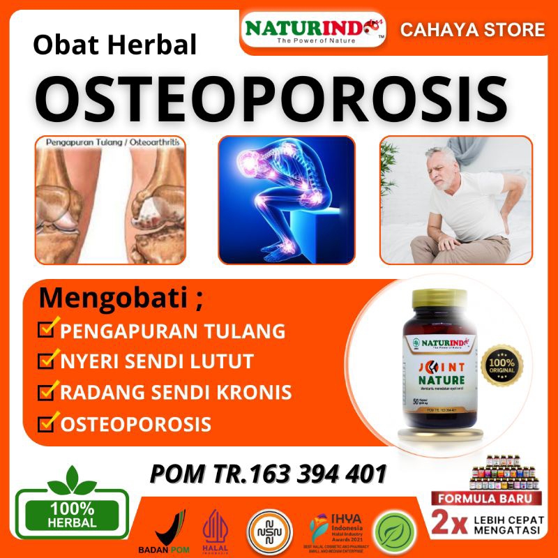 Obat OSTEOPOROSIS Pengapuran Tulang Nyeri Sendi Tulang Keropos