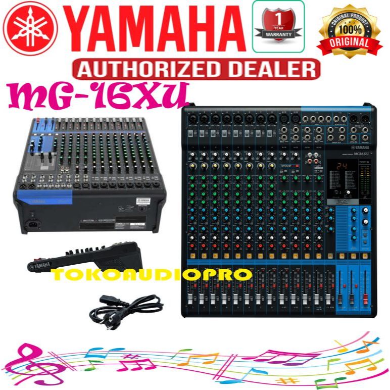 Yamaha MG16XU 16-Channel Mixer with Effect Original Yamaha