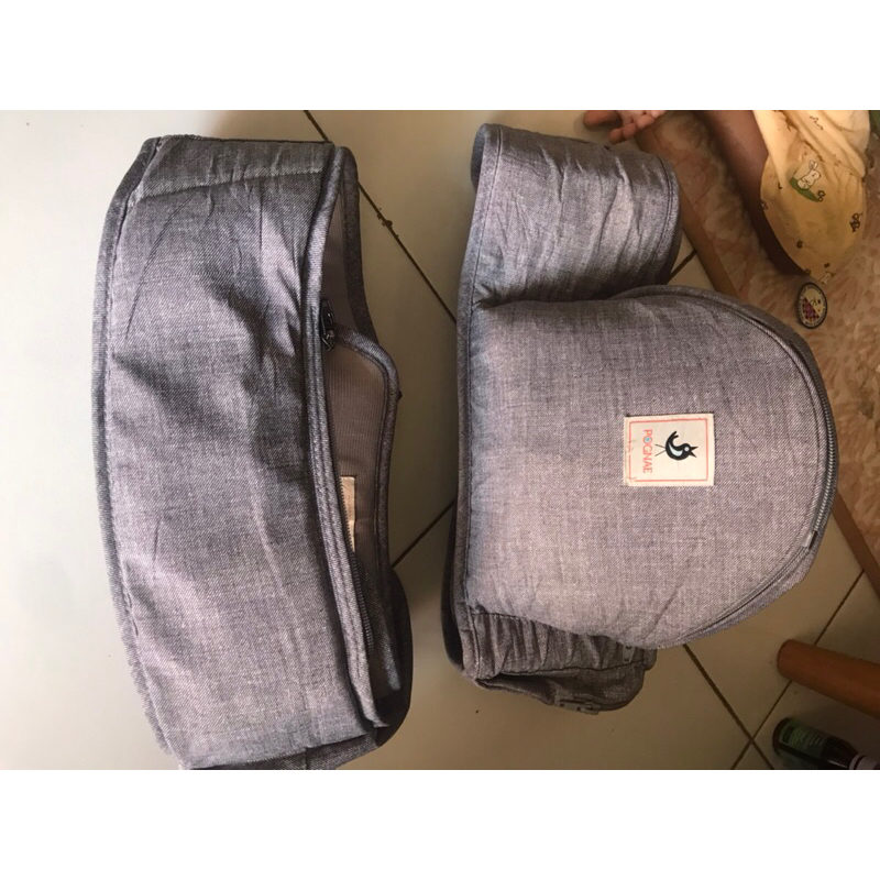gendongan preloved pognae , pognae 5+ , lengkap topi , belt SSC dan hipseat