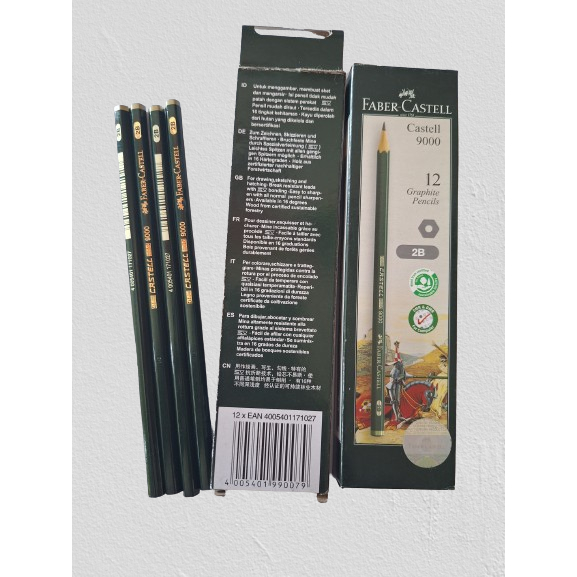 

Faber-Castell Pensil / Pensil -2B / Pensil ujian 2B isi 12 pcs