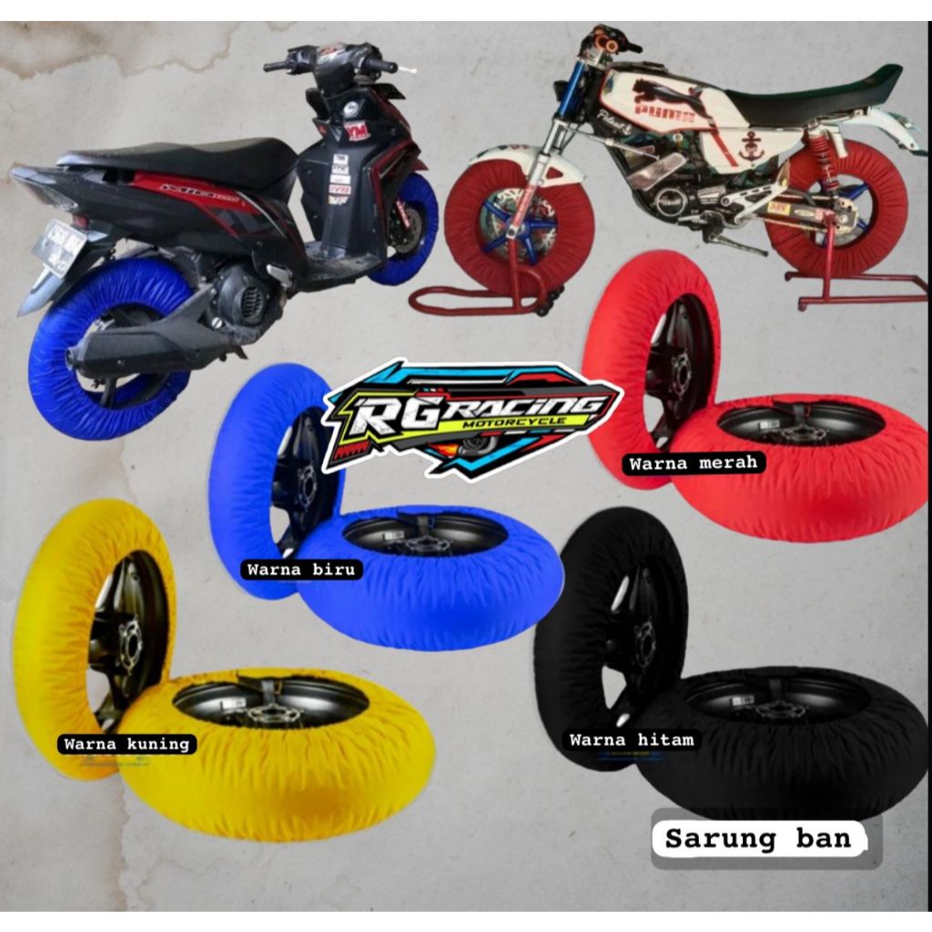 lmv Sarung Ban Motor Ring 14 Cover Ban Motor Road Race Superbike Supermoto Anti Air Compatible Motor