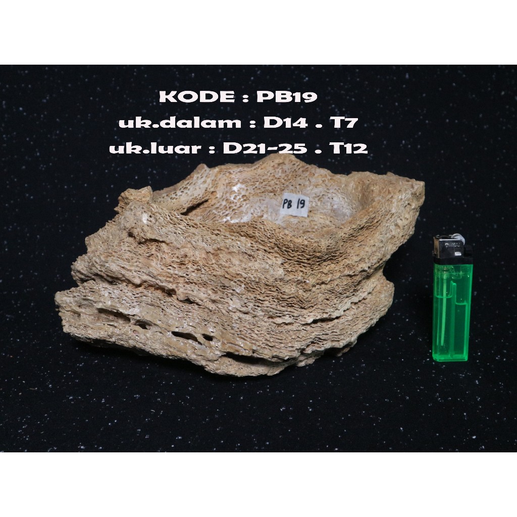 POT BONSAI BAHAN BATU (PB19)