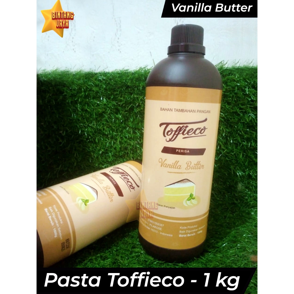 

Toffieco Pasta 1000 gr Tofieco Vanilla Butter Vanili Vanila Vanilli