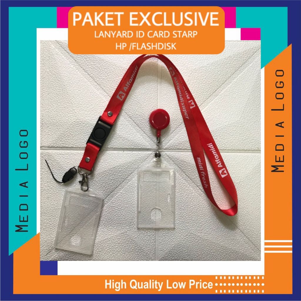 

Alfamidi Fresh Tali Gantungan Id Card/Flashdisk/hp/Kunci/Card Holder Terbaru