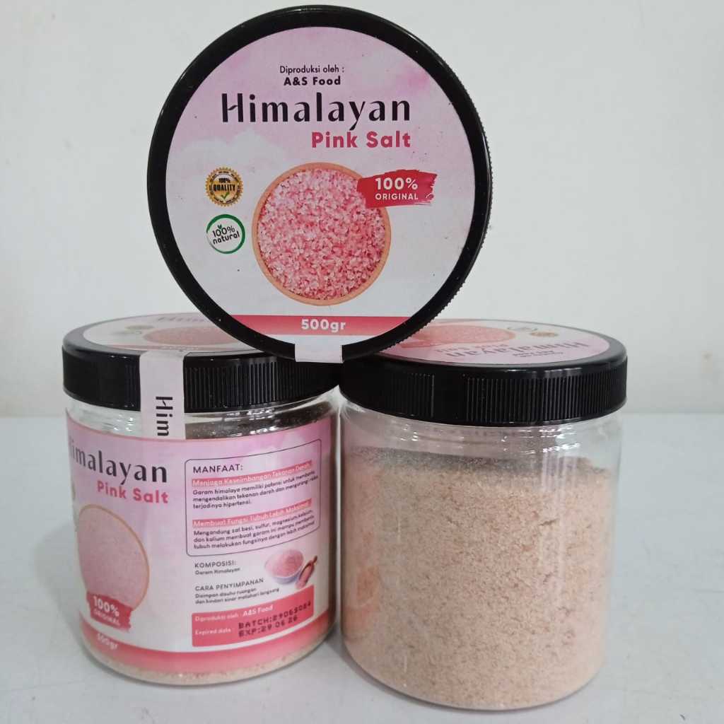 

Garam Himalaya 500 g Himalayan Pink Salt Himsalt Premium