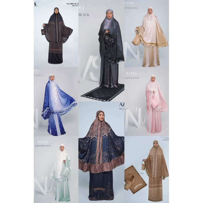 MUKENA SAGHIRA SAGHITA AZZARIA AQLEEMA BY NVS / LINA SUKIJO