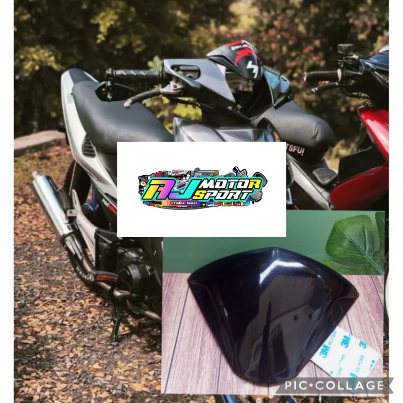 VISOR HONDA REVO LAMA WINSHIELD REVO OLD MODEL BLACK BUNGLON