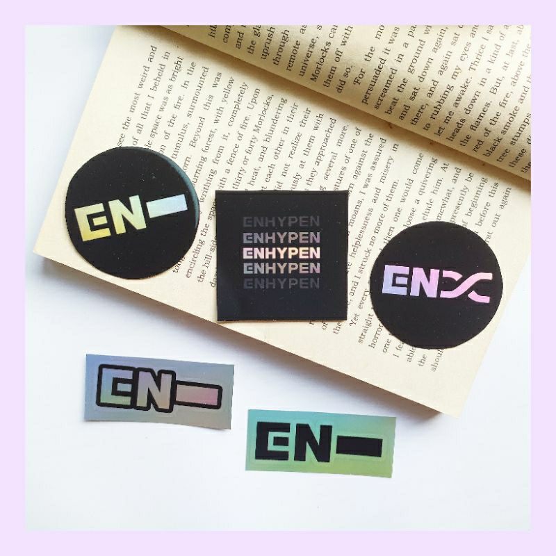 [ENHYPEN] STICKER HOLOGRAM LOGO ENHYPEN