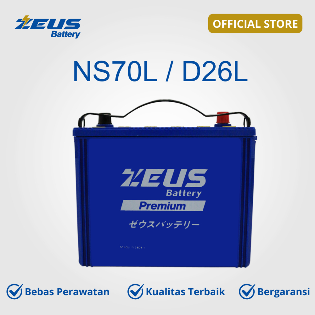 Aki Innova Diesel Reborn Matic D26L (NS70L) Calcium Accu Kering