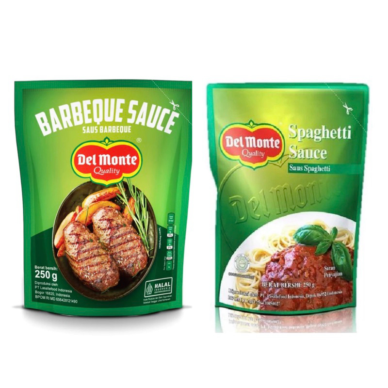 

DELMONTE SAUCE BBQ 250 GR / DELMONTE SAUCE SPAGHETTI 250 GR / BUMBU SPAGHETTI