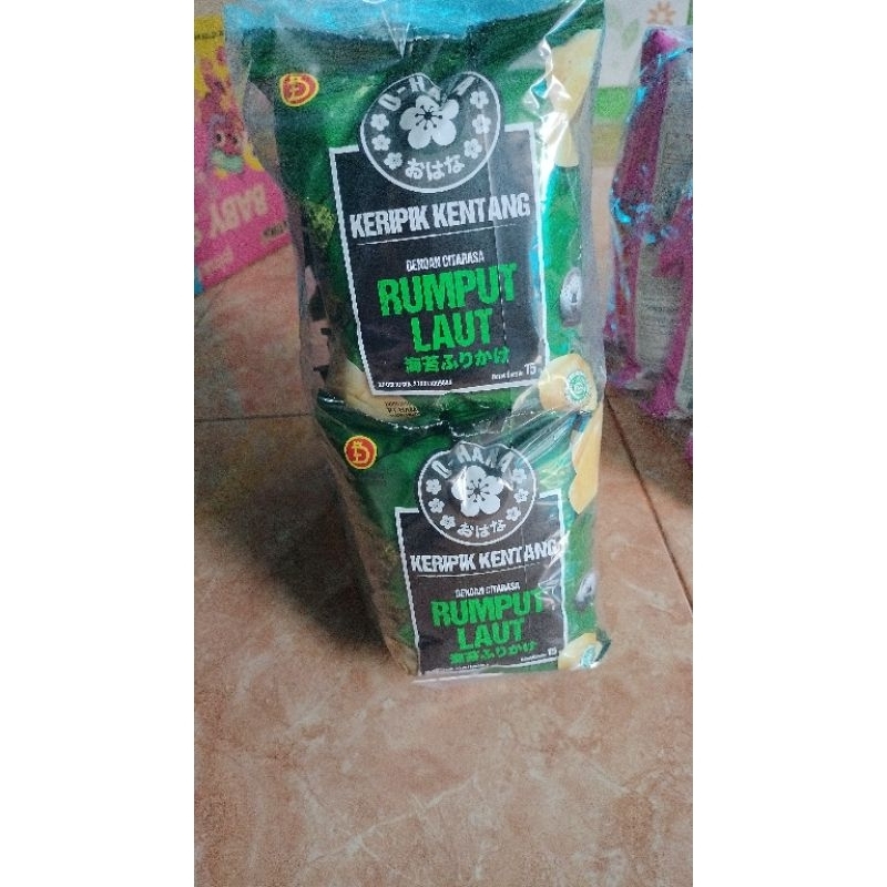 

JAJAN KERIPIK KENTANG O HANNA RUMPUT LAUT