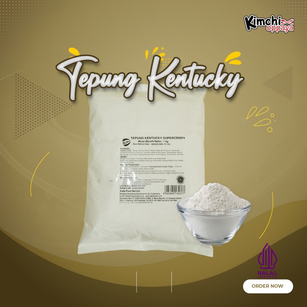 

Tepung Kentucky Super Crispy Kobe 1kg