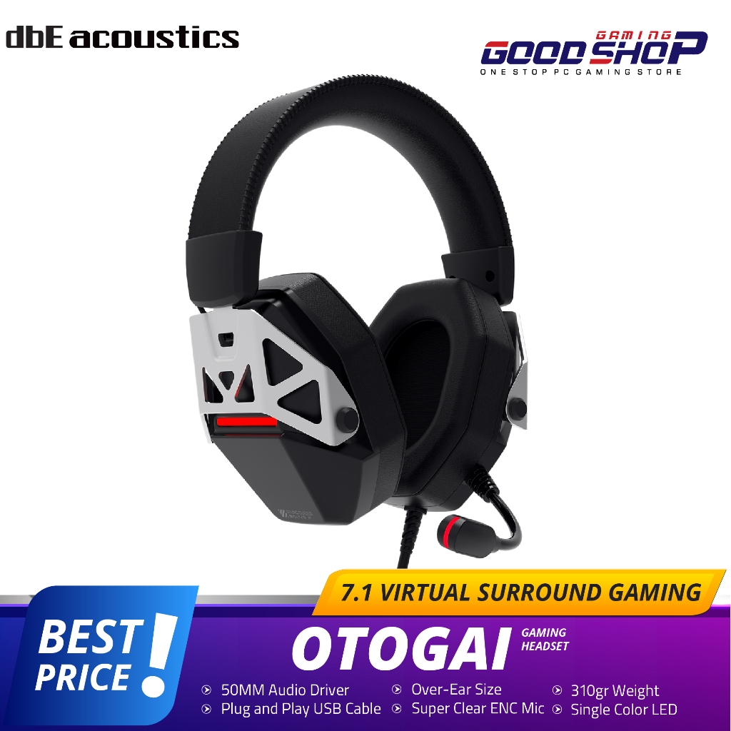 dbE Otogai 7.1 / Otogai Pro Tri-Mode Professional Gaming Headset Wireless Virtual Surround Gaming