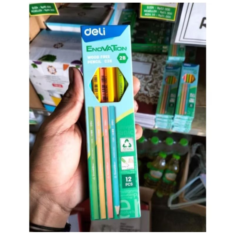 

deli enovation pensil 2b isi 1 lusin