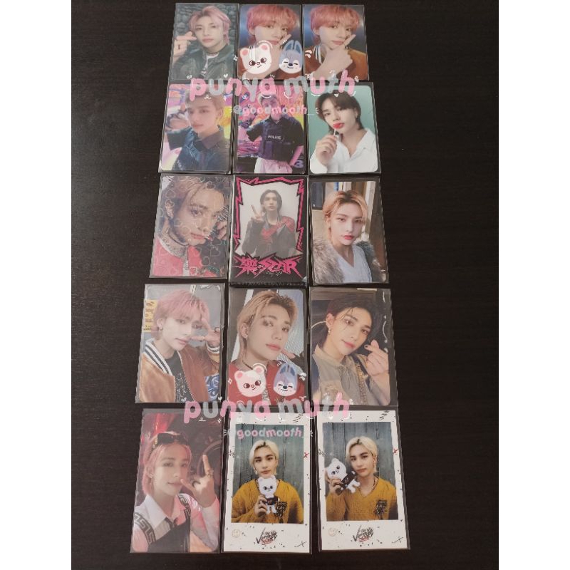 Photo Card Benefit POB skzoo victory bandina everline lucky draw soundwave mmt bangchan hyunjin I.N
