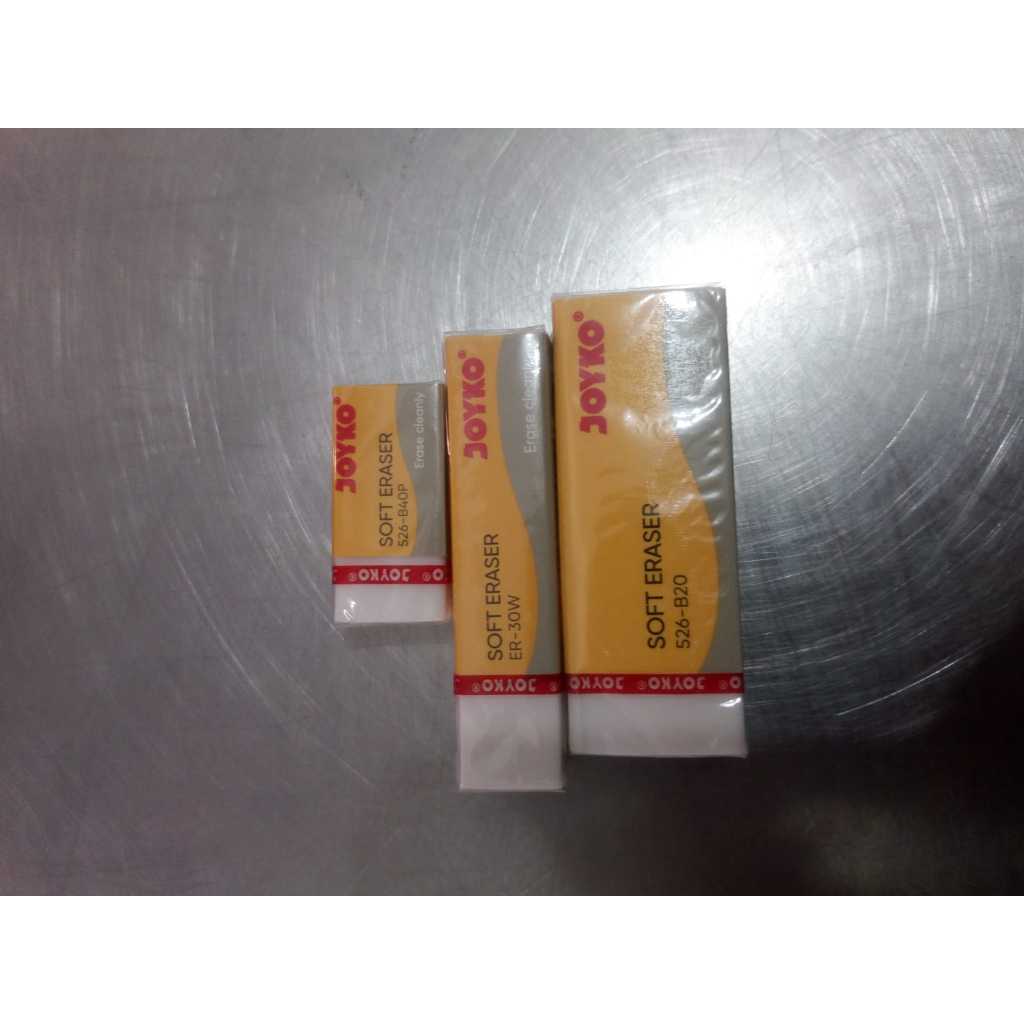 penghapus pensil Joyko putih 1 pack