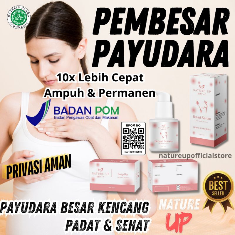 Nature Up Pembesar Payudara Kencang Ampuh Cepat Permanen Bpom