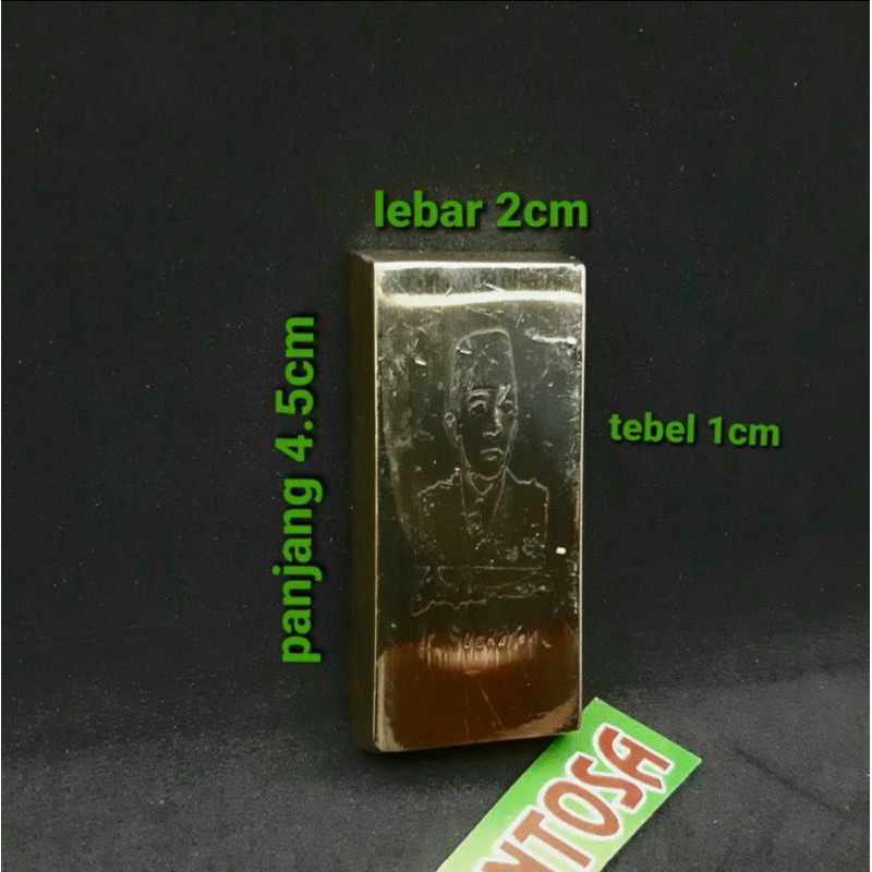 PANAS Barang Antik Replika Emas Batangan Lm Sukarno Istimewa
