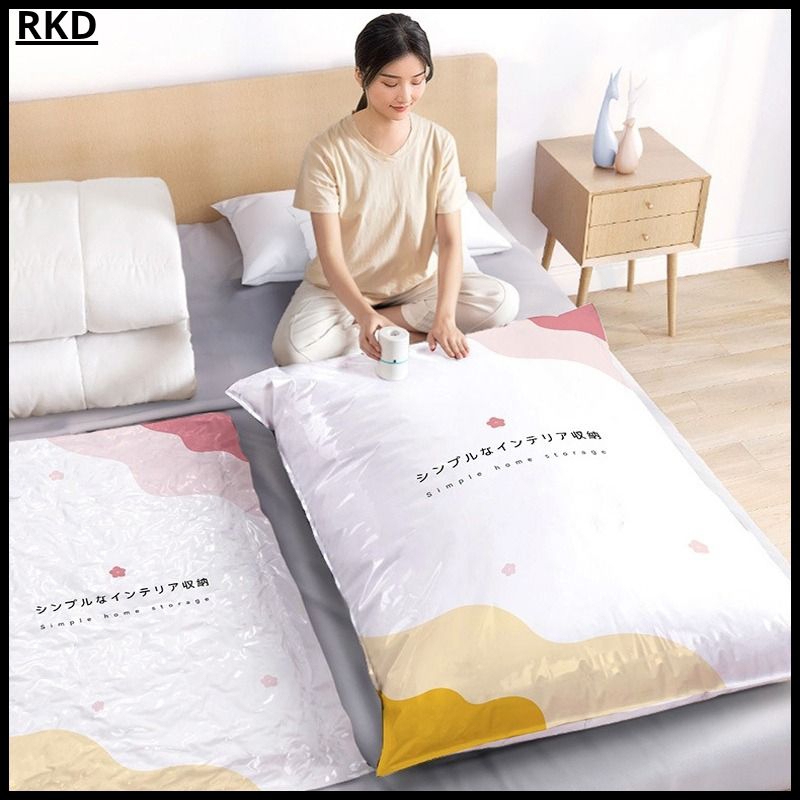 Plastik Vacuum Baju Selimut Laundry Vacuum Compression Bag Travel
